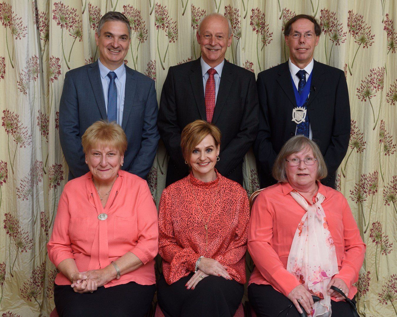 Baroness Goldie, Jill Sloan, Mary Rex, Drew Sloan, Alastair McGowan, Angus Rex - Murray Arms, Gatehouse of Fleet