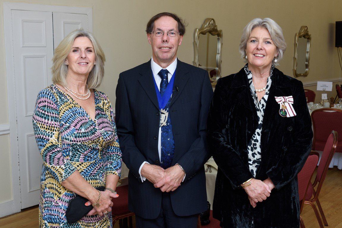 Frances Dupuy, Angus Rex, Patsy Gilroy (Lord Lieutenant of the Stewartry) - Murray Arms, Gatehouse of Fleet