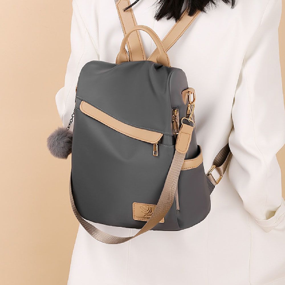 韓國設計【輕軟牛津布3用包】防盜女用包 後背包 手提包 側肩包 公事包 後開防盜包 女士兩用背包 戶外背包 運動包 休閒背包【DO183】