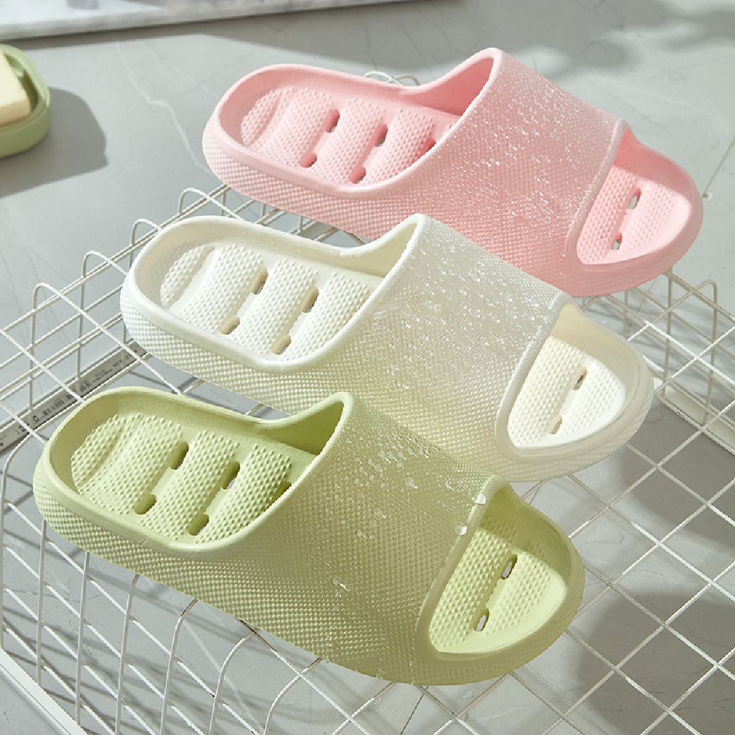 (經典黑,40-41)不積水才舒服～【防滑排水 EVA浴室拖鞋】防滑拖鞋 浴室拖鞋 室內拖鞋 厚底拖鞋 拖鞋 止滑拖鞋 排水拖鞋 居家拖鞋【DO614】