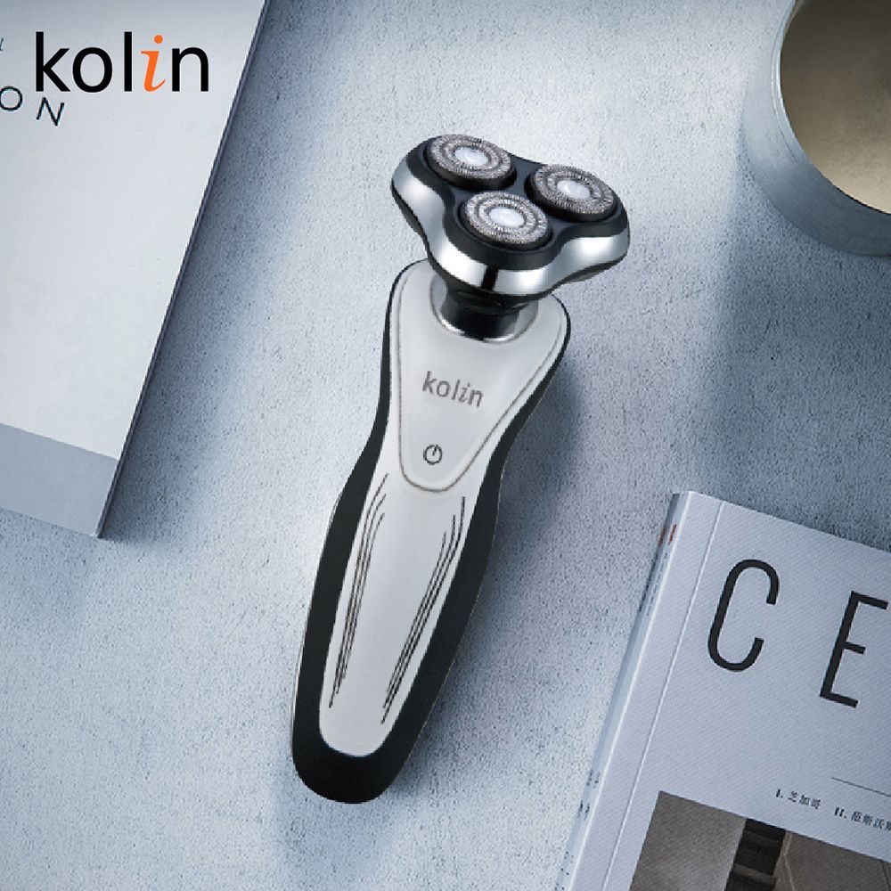 (電動刮鬍刀)【Kolin歌林】KSH-HCR220UL 電動刮鬍刀 一年保固 剃鬚刀 剃鬍刀 刮鬍 充電式 三刀頭 鼻毛刀 乾濕兩用【DR082】