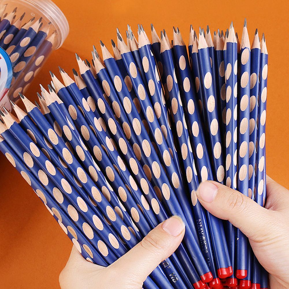 (【HB】細桿單支)滿3隻再98折！【兒童三角洞洞筆】 三角洞洞鉛筆 練習筆 學習筆 凹槽鉛筆 鉛筆 2B鉛筆 HB鉛筆 洞洞筆 學習鉛筆【DO214】