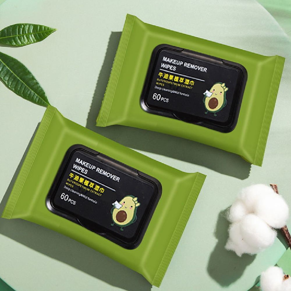 (牛油果卸妝濕巾【12抽/包】)【牛油果卸妝濕巾】60抽 12抽 去油紙巾 嬰兒濕紙巾 廁所濕紙巾 卸妝巾 濕紙巾 卸妝棉 臉部清潔【DO307】