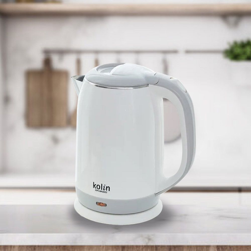 一年保固【2.0L防燙不銹鋼快煮壺】 電熱水壺 熱水壺 316不鏽鋼 燒水壺 電茶壺 分離式 快煮壺 咖啡壺【DR205】