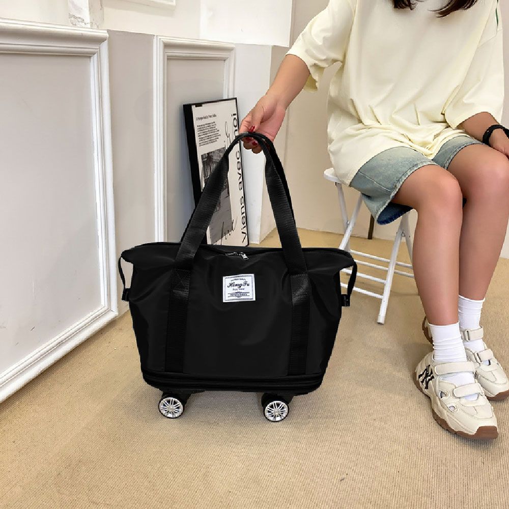 (下單請備註顏色)【帶滾輪行李包】行李袋 旅行包 旅行袋 登機包 拉桿行李袋 行李包 大容量收納包 行李箱 運動旅行袋【DO405】