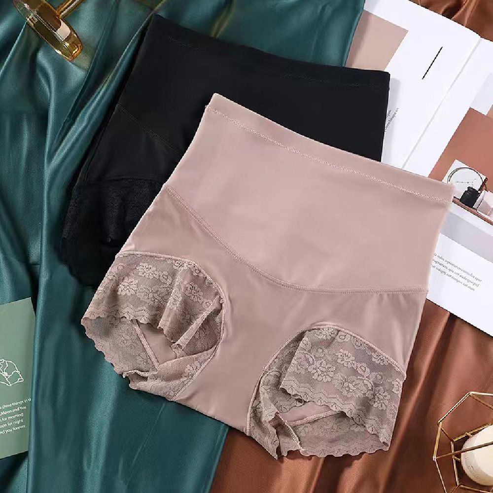 【高腰收腹內褲】安全褲 束腹褲 塑身褲 收腹褲 孕婦褲 高腰底褲 蕾絲內褲 高腰提臀褲 內褲 底褲【DO354】
