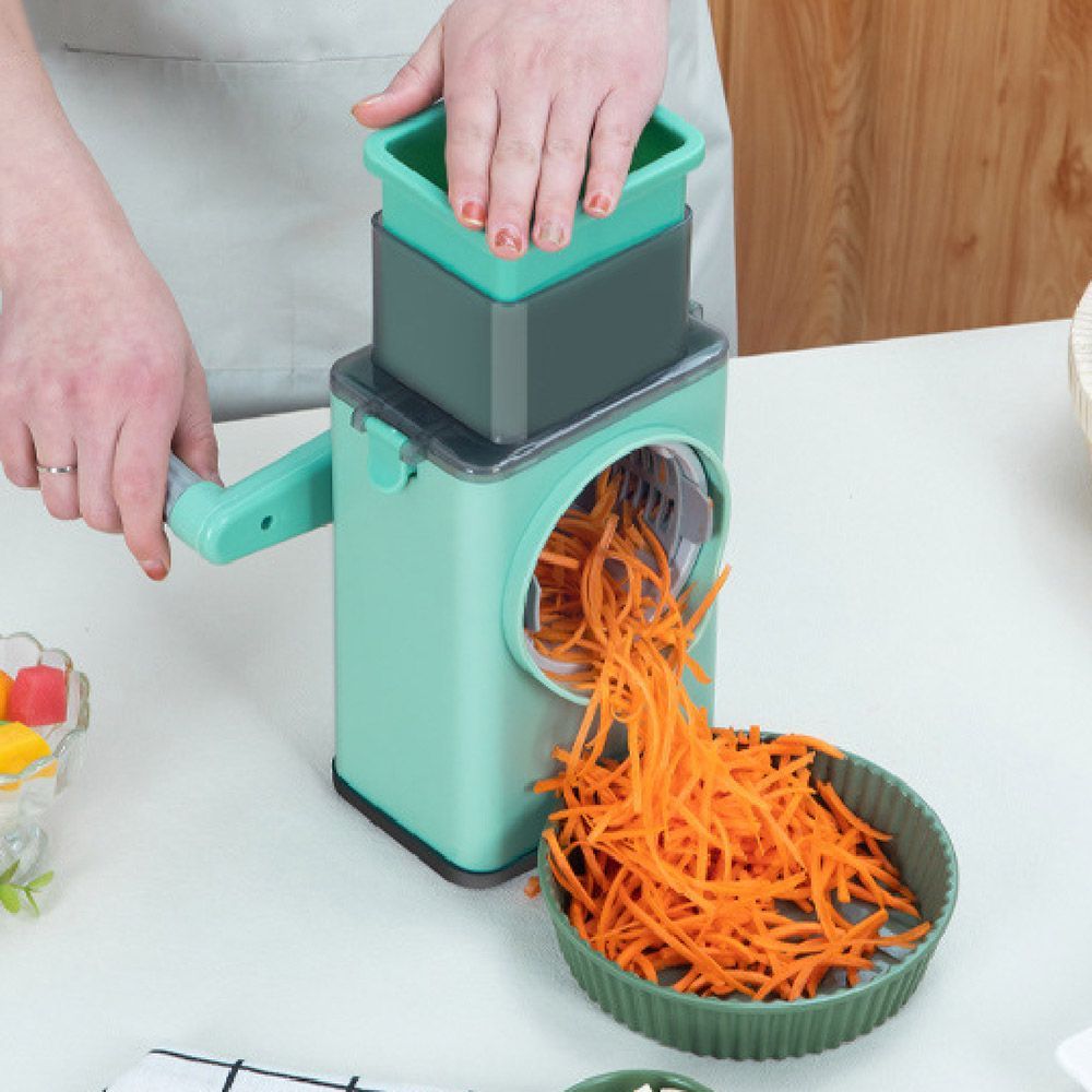 【 預購 】 月銷百萬爆紅款【煮飯神器_暴風切菜機】 多功能切菜器 切菜機 滾筒切菜器 切絲 切片 刨絲器 切菜器 切塊機 切丁神器 廚房神器【DO075】