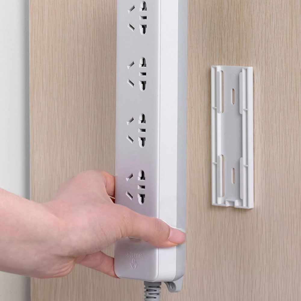 【排插固定器】對插式滑軌 適用於電源延長線收納 小物壁掛【DO456】