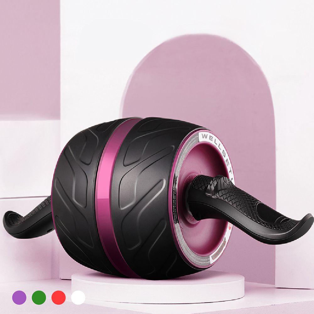 全新生活【防疫居家健身必備】迴力健腹輪 回彈健腹輪 滾輪健腹輪 健身滾輪 腹肌訓練 健腹器 腹肌鍛鍊 輔助訓練【DE958】