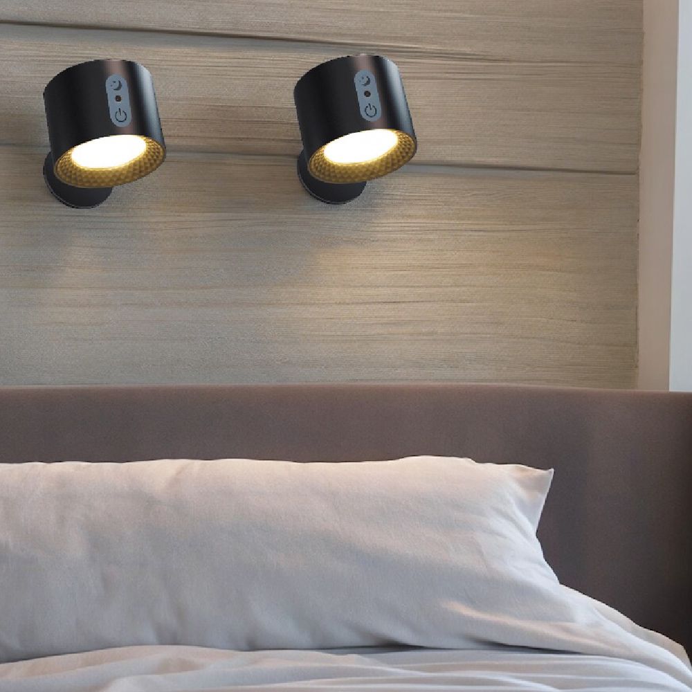 【 雙光源磁吸壁燈 】第二件免運費 免打孔  壁燈 陽台燈 牆燈 走廊燈 走道燈 燈飾 磁吸壁燈 遙控燈 磁吸壁燈 雙光源壁燈 LED 夜燈 小夜燈 磁吸燈 LED燈 LED小夜燈 LED夜燈 遙控壁燈 投射燈 床頭燈 燈具 伴眠燈 【DO458】