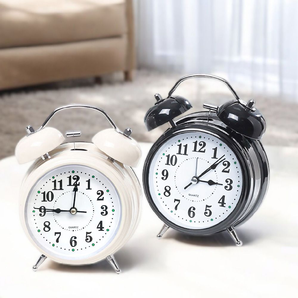 【復古鬧鐘 不含電池需另外加購】復古鬧鐘 圓形鬧鐘 復古小鬧鐘 雙耳鬧鐘 打鈴鬧鐘 床頭鬧鐘 靜音時鐘 學生鬧鐘 桌上時鐘 指針鬧鐘 經典鬧鐘 壁掛鬧鐘 時鐘 手錶 【DO518】