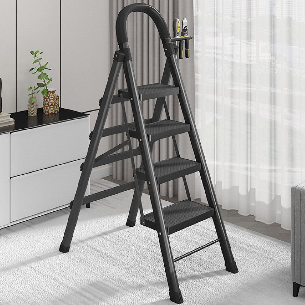 【加厚碳鋼 摺疊人字梯  五步】 工作梯 A字梯 人字梯 摺疊梯 鋁梯 萬用梯 馬椅梯 樓梯 折疊梯 梯子 家用梯 【DO262】