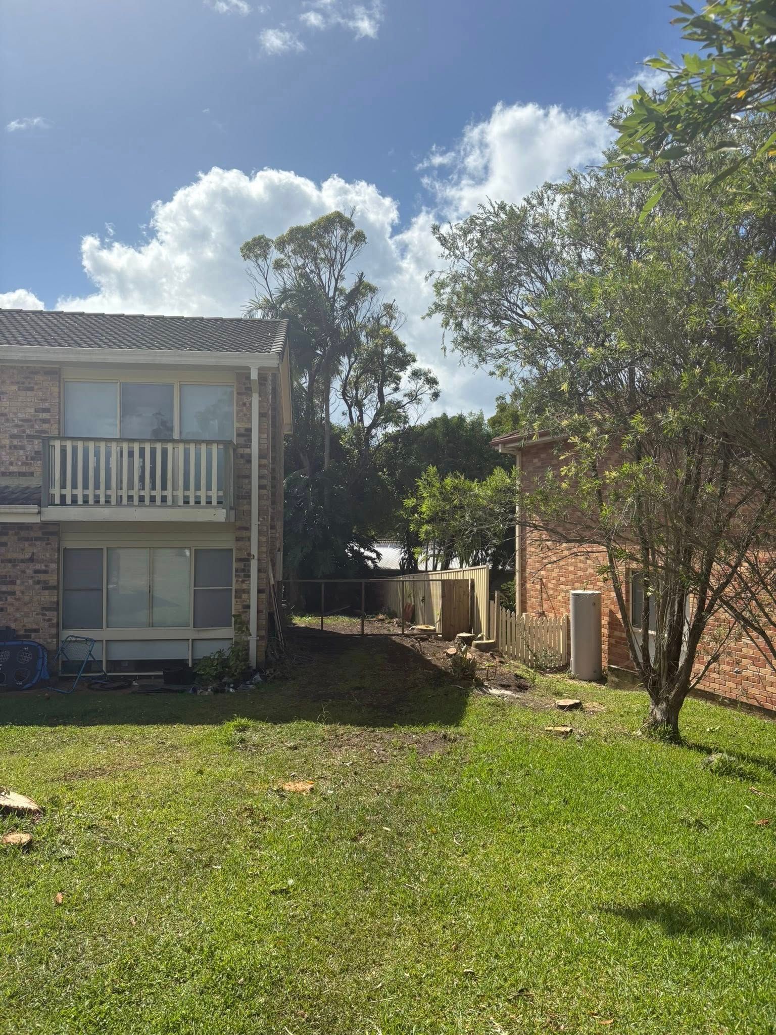 A Cleared Tree in the Backyard — All One Arb Tree Service In South West Rocks, NSW