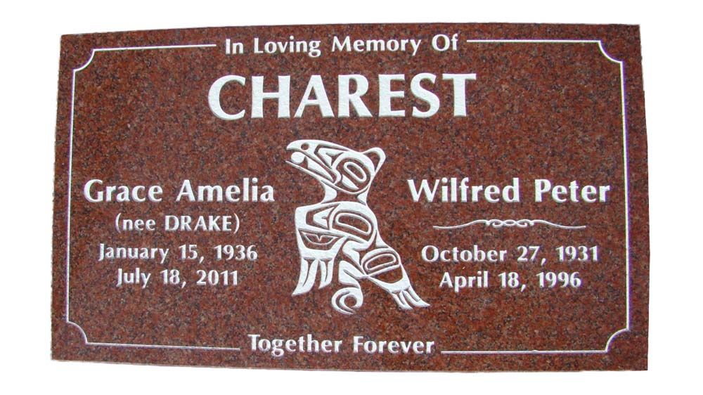 In loving memory of charest grace amelia and wilfred peter together forever
