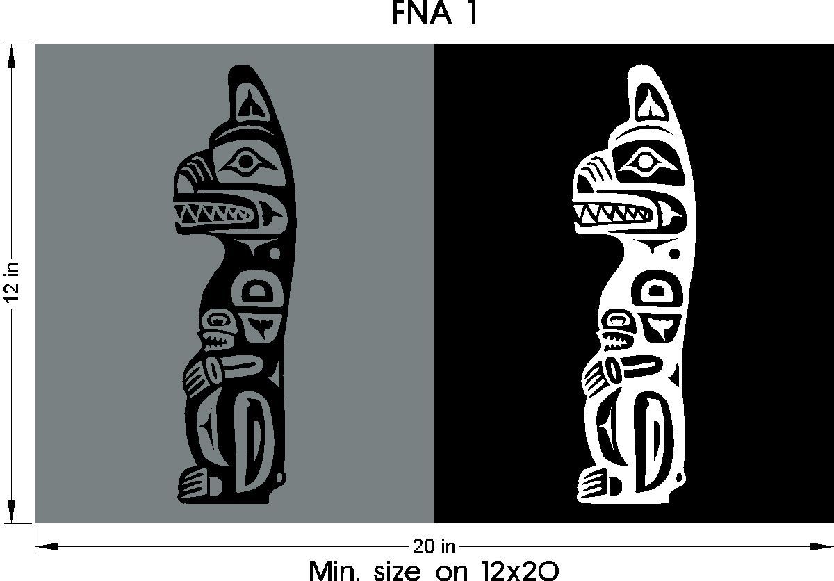 First Nations Art for Headstone engraving