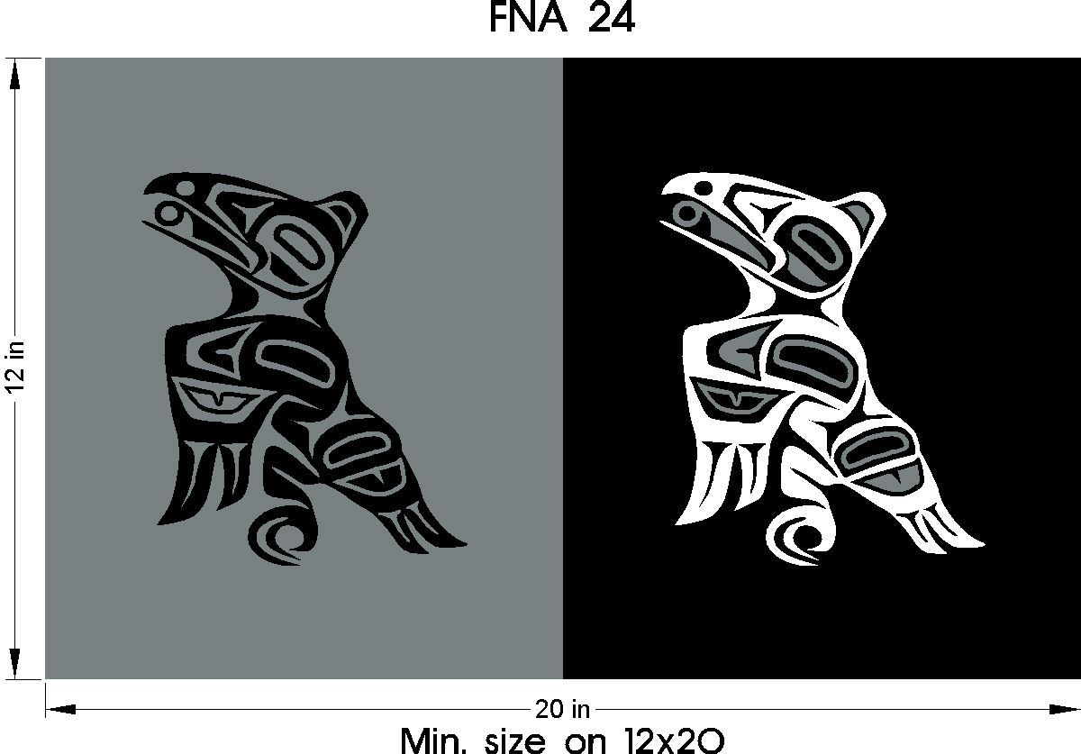 First Nations Art for Headstone engraving - bird