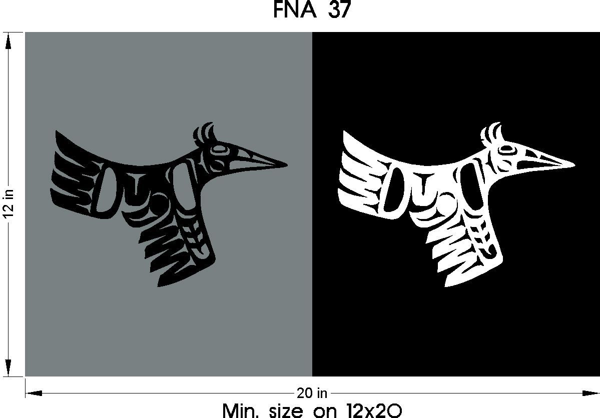 Indigenous Art for Headstone engraving - bird