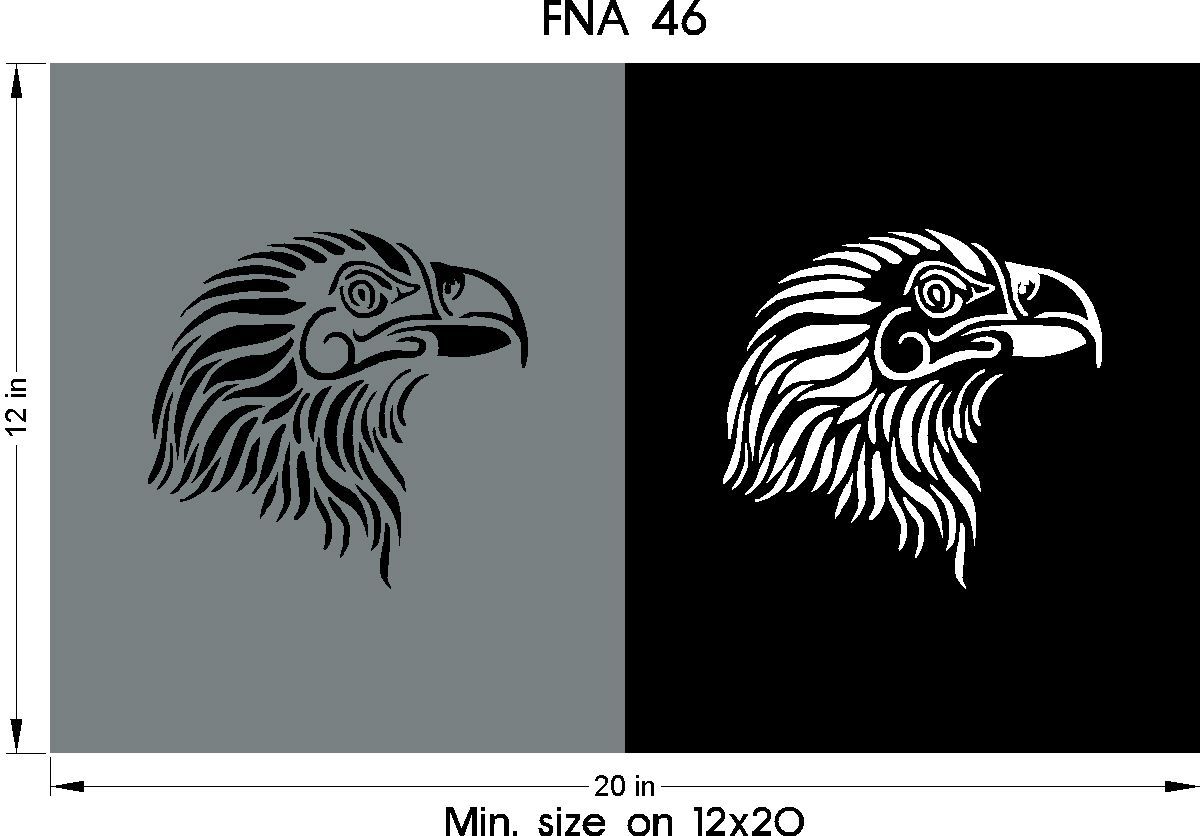 First Nations Art for Headstone engraving - eagle