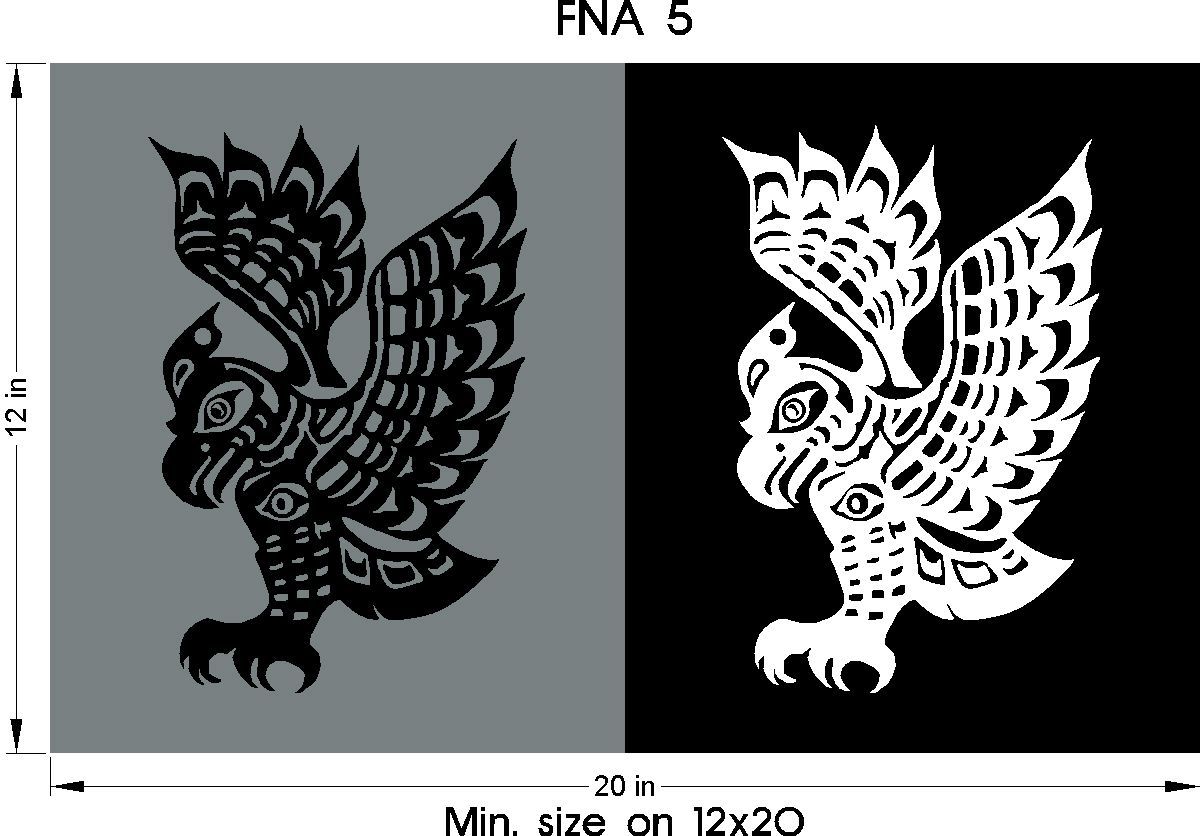 First Nations Art for Headstone engraving