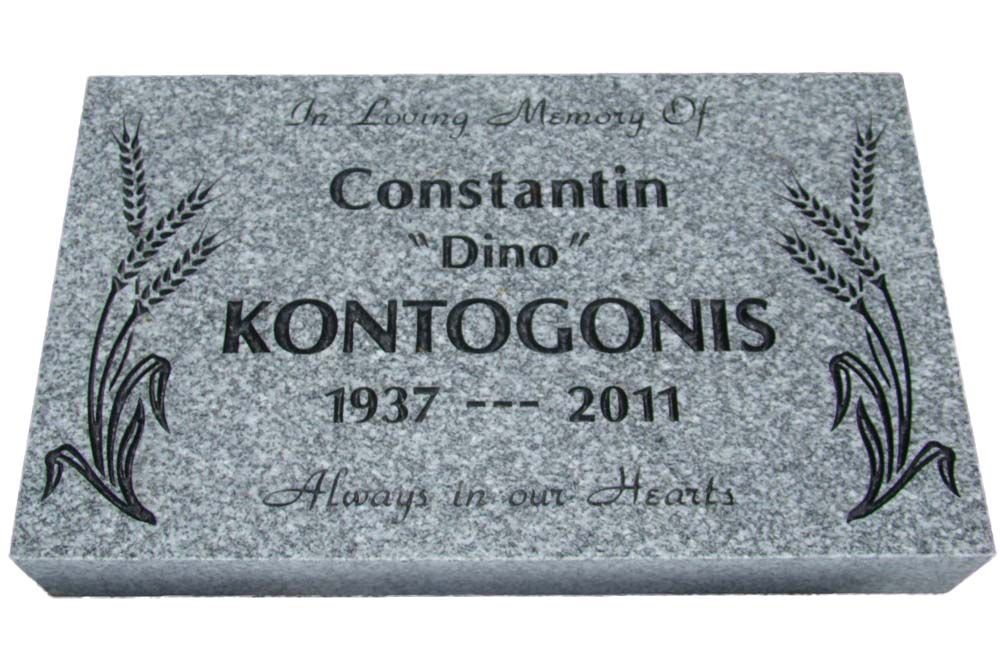 A gravestone for a person named constantin dino