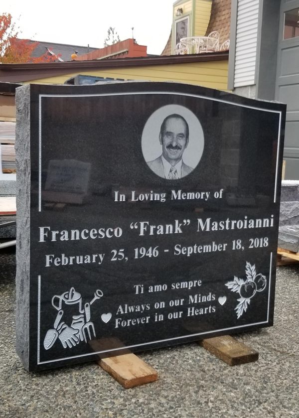 a gravestone for francesco 