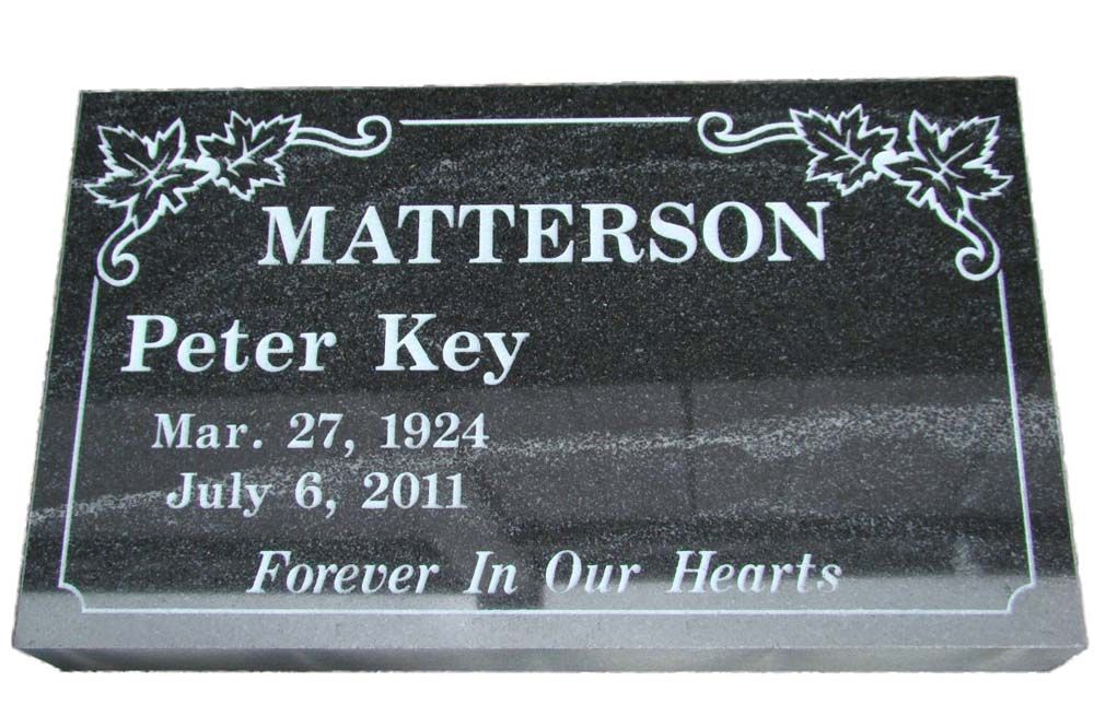 A gravestone for peter key dated mar 27 1924