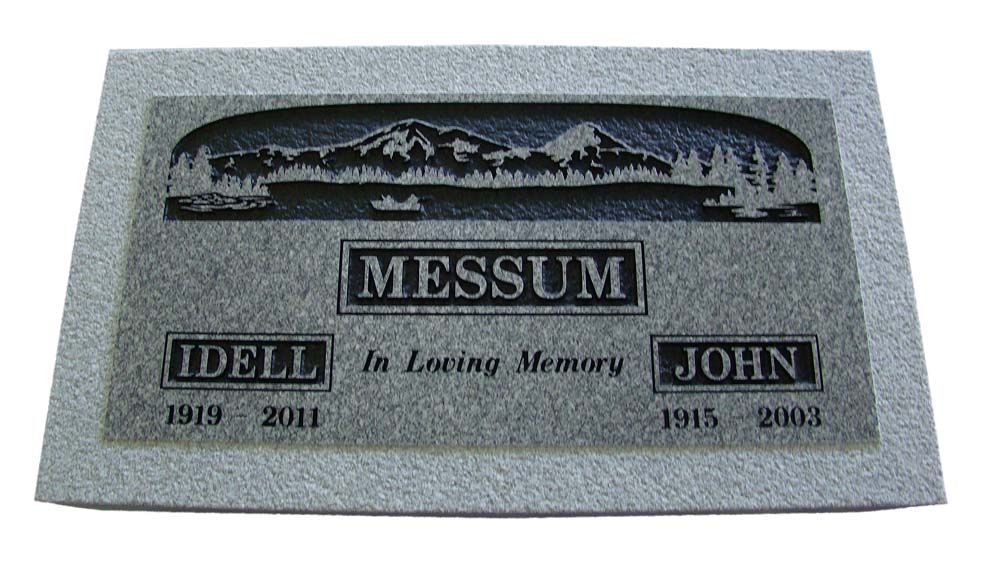 A gravestone with the name messum on it