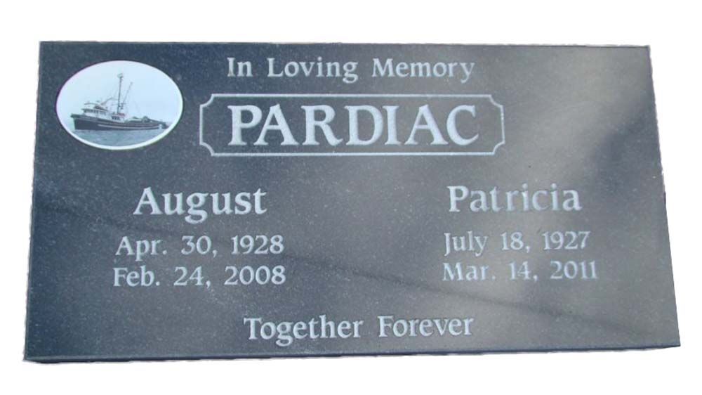 A gravestone for a man named pardiac who died in 1928