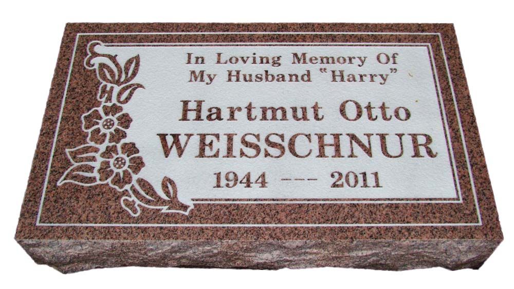 A gravestone for hartmut otto weisschnur who died in 2011