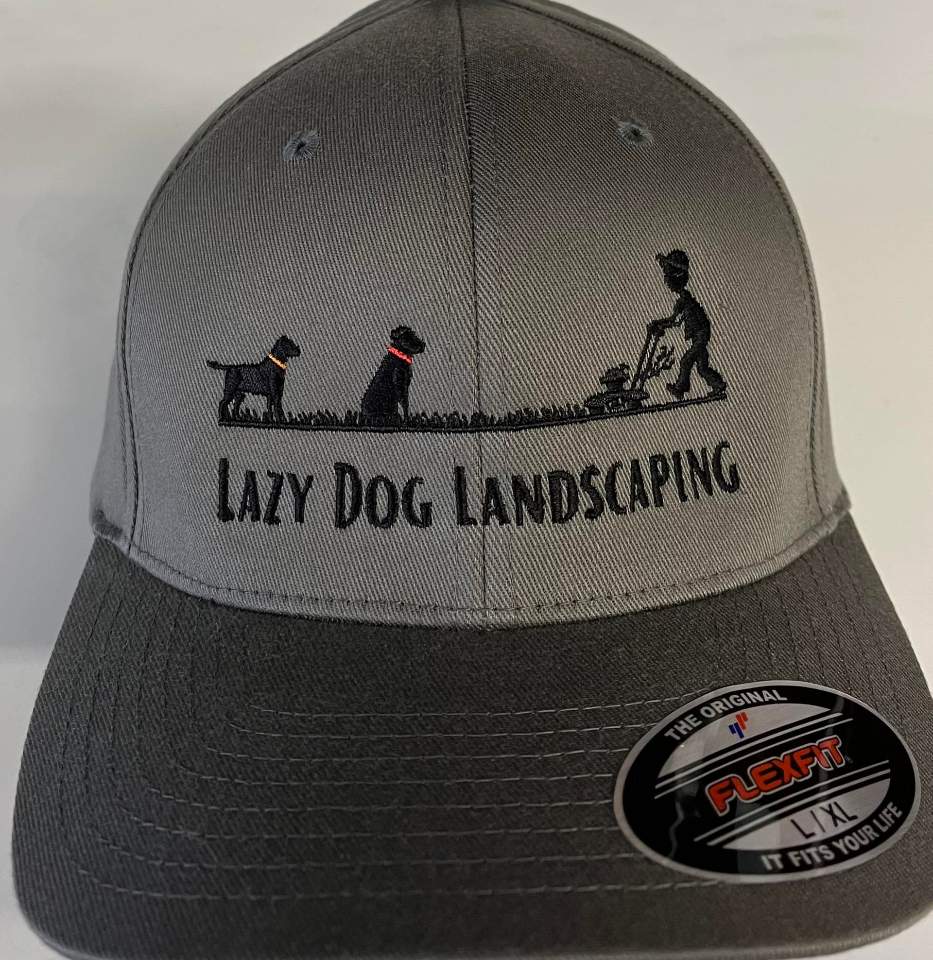 Gray baseball cap with 