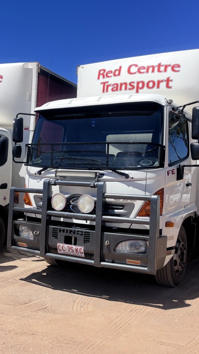 Delivery Driver in a Van — Red Centre Transport in Braitling, NT