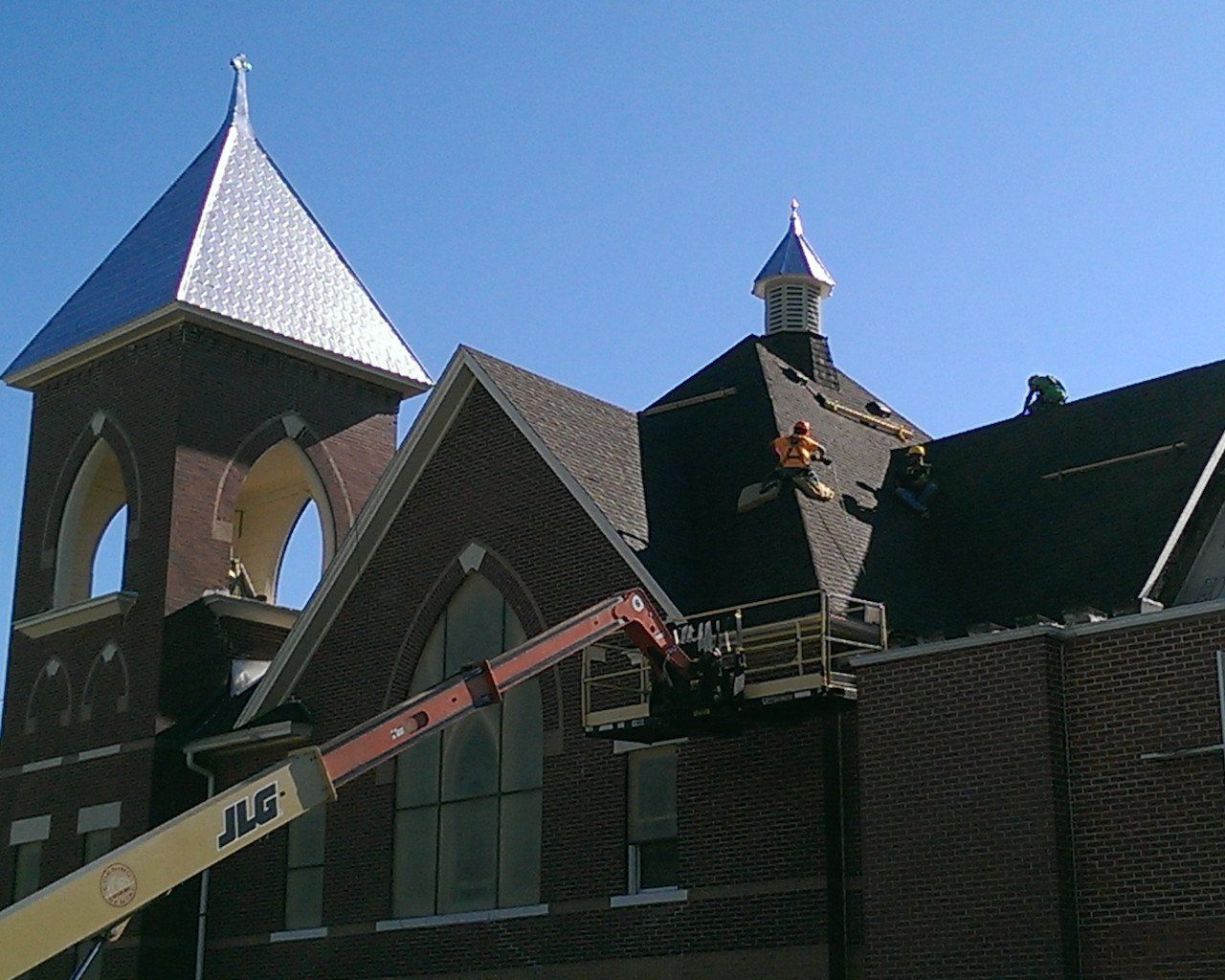 Baptist Church Roof Repair — Elk Horn, IA — Modern Roofing LLC