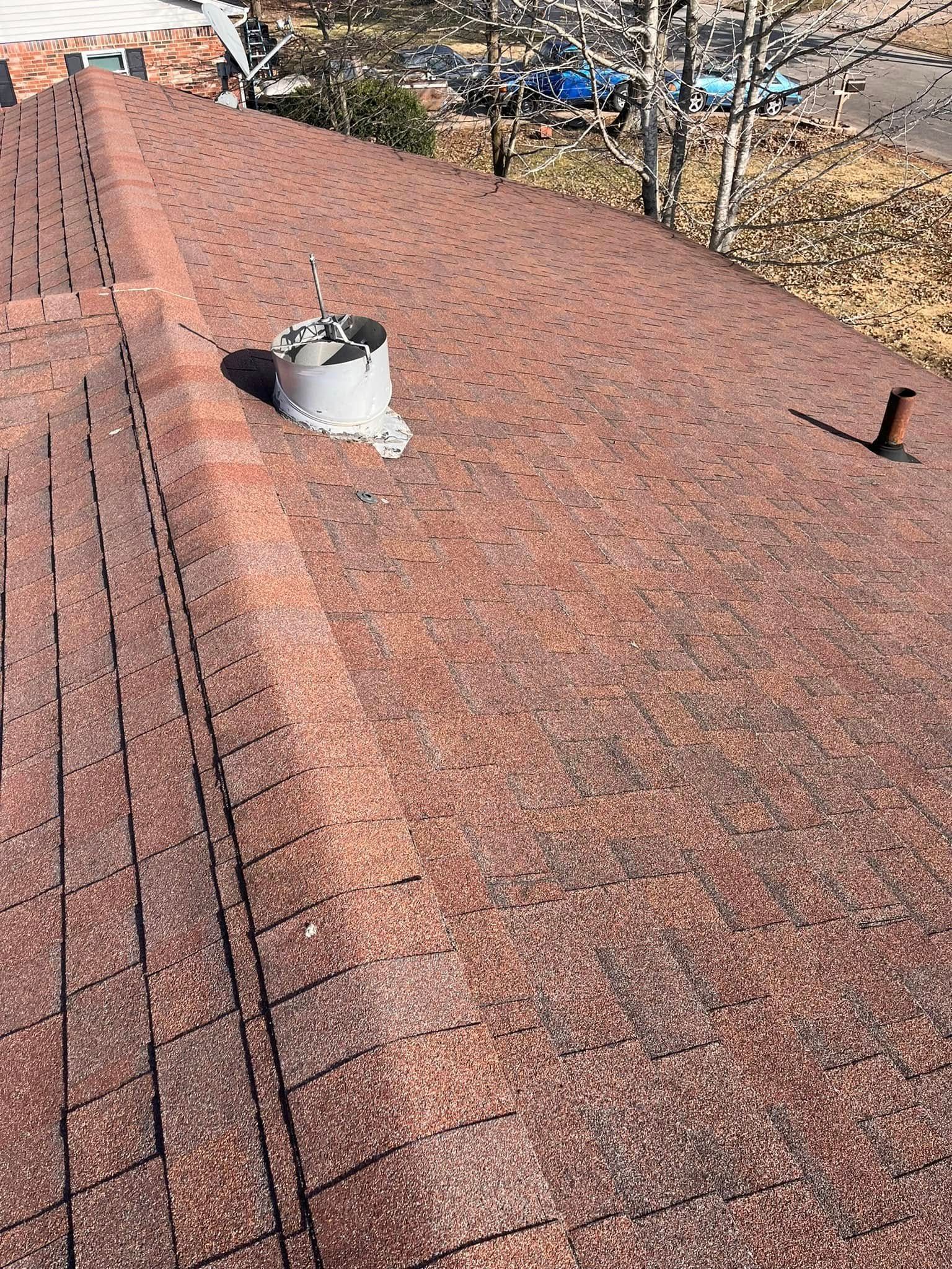 brown single roof