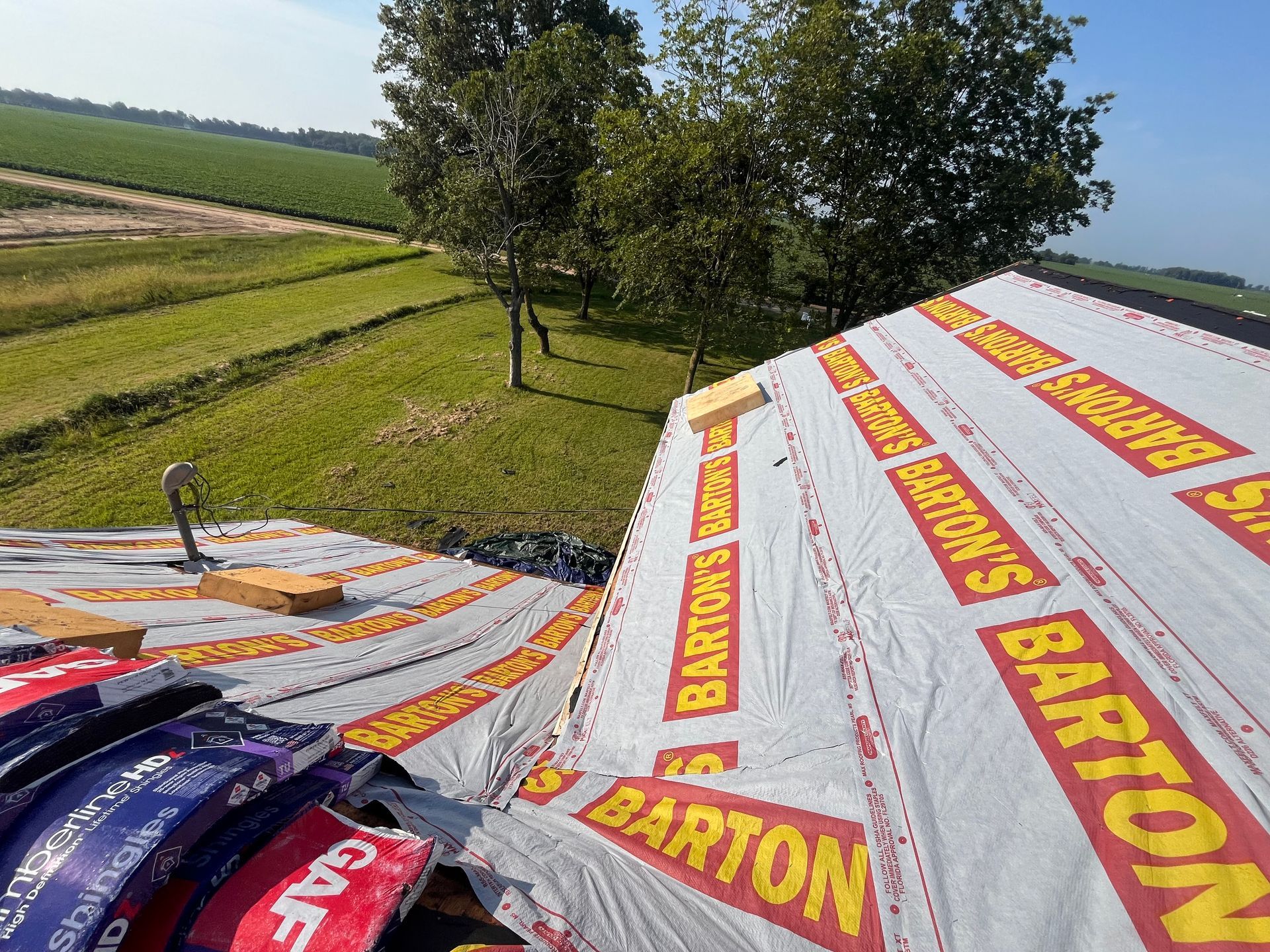 residential roof installation