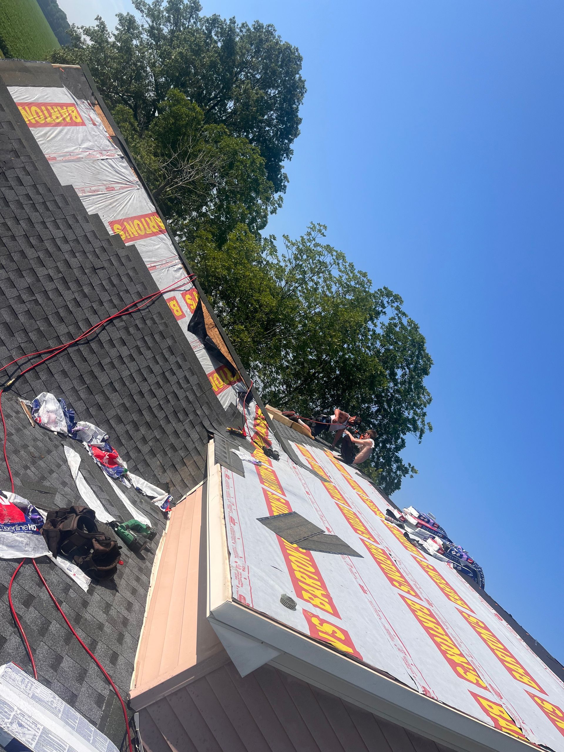 shingle roof installation