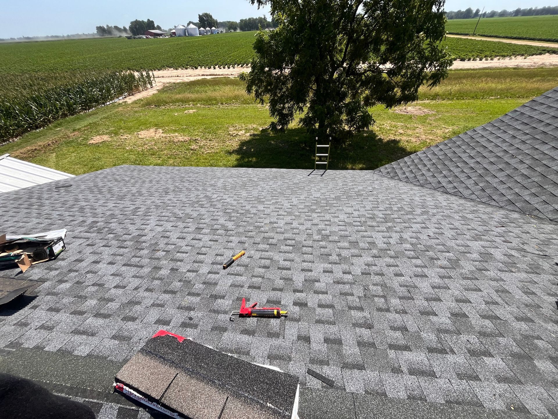 shingle installation