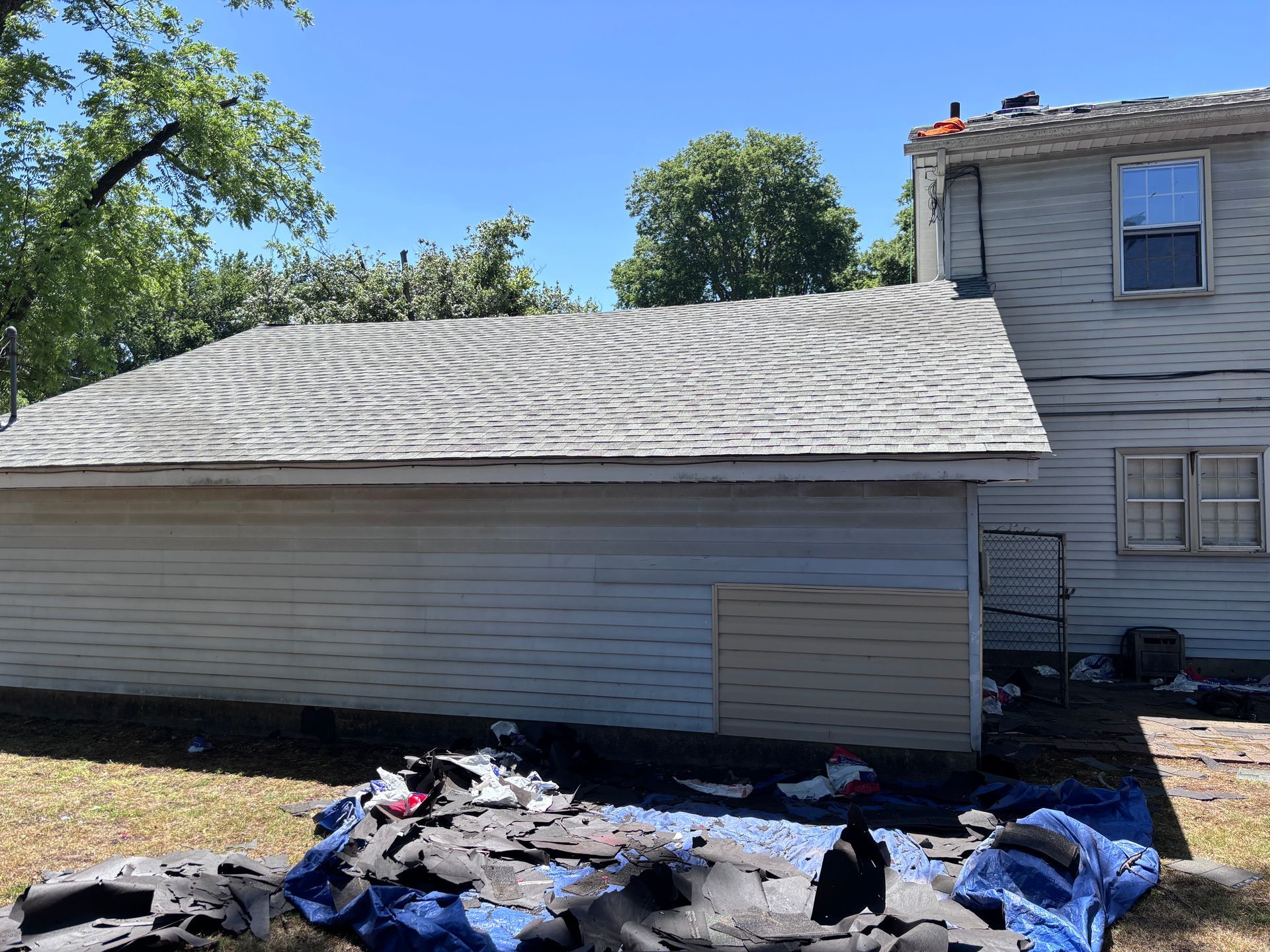 new residential roof