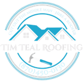 tim teal roofing logo