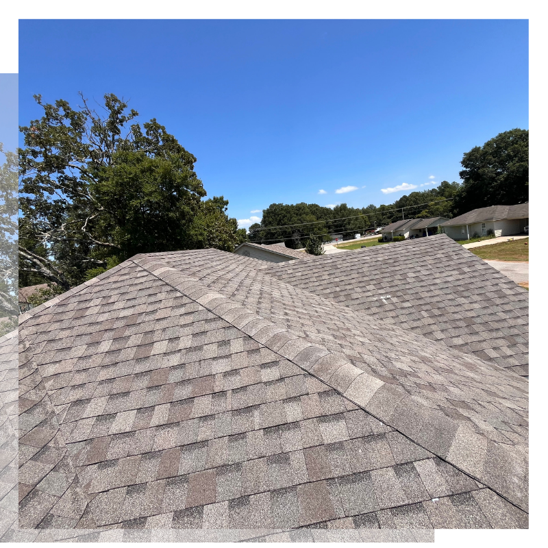 gray shingle roof