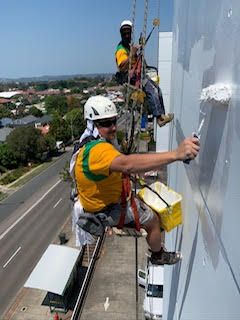 OTTRA abseiling experts at work