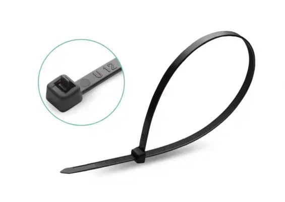 ReZip reusable cable tie with a releasable locking head