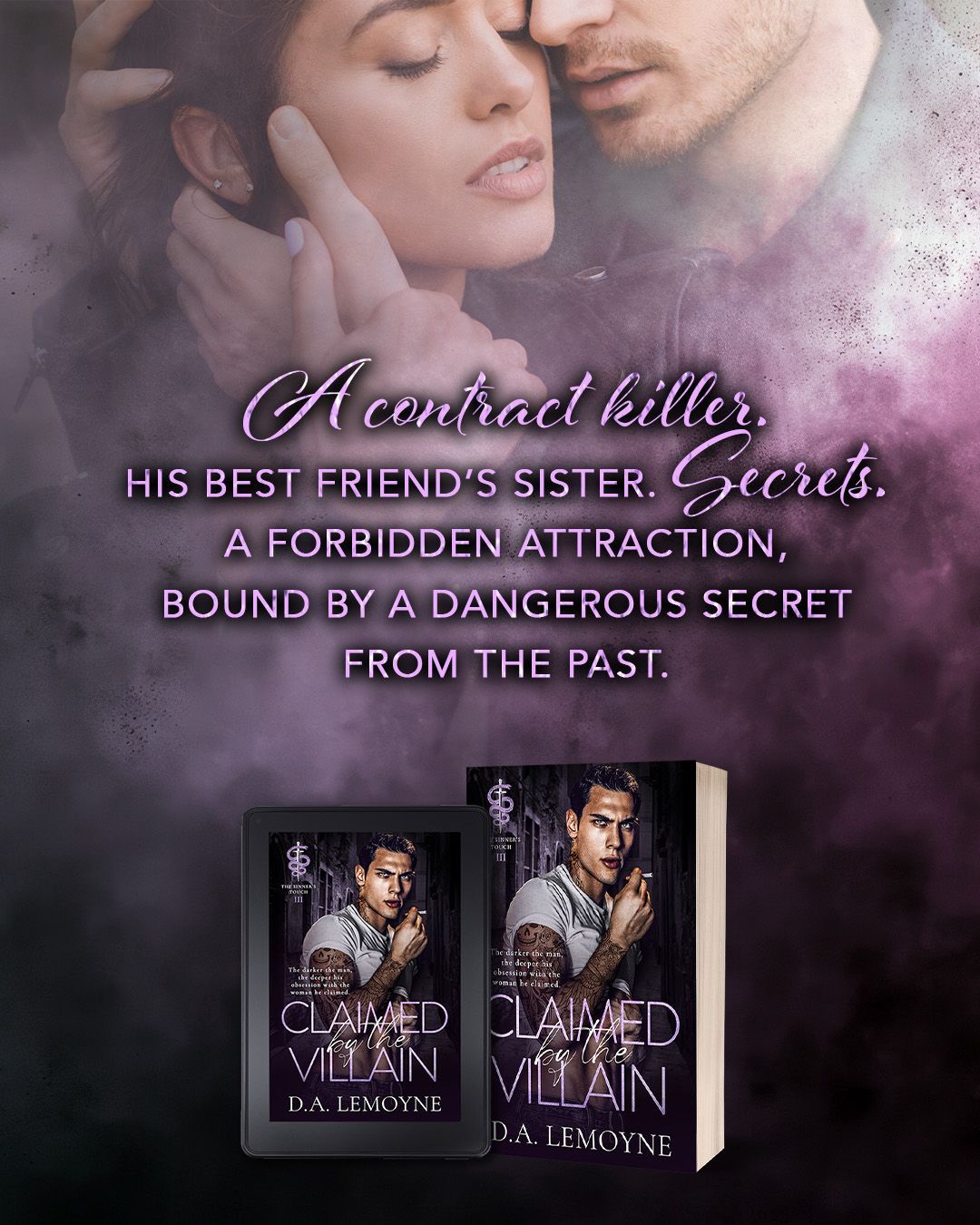 A spicy, best friend's sister, forced marriage, dark romance book, with found family and possesive protector vibes.