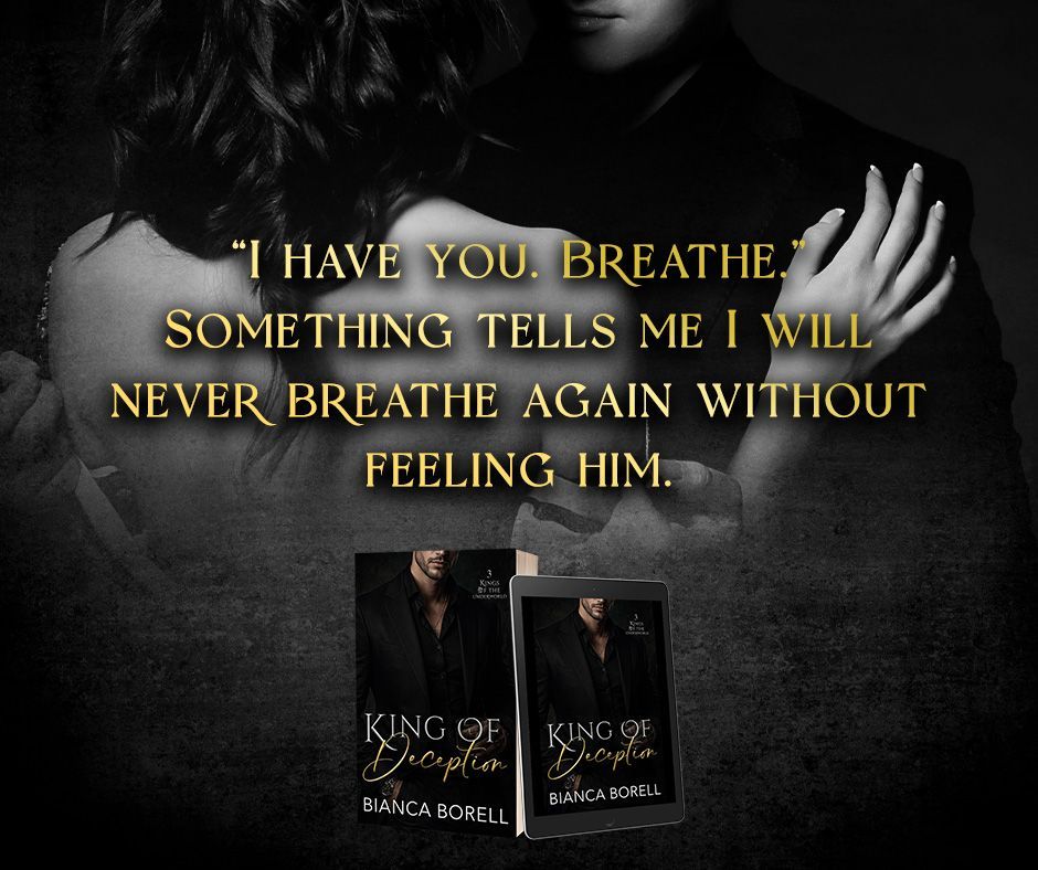 King of Deception by Bianca Borell - a spicy, age gap, arranged marriage, mafia princess dark mafia romance.