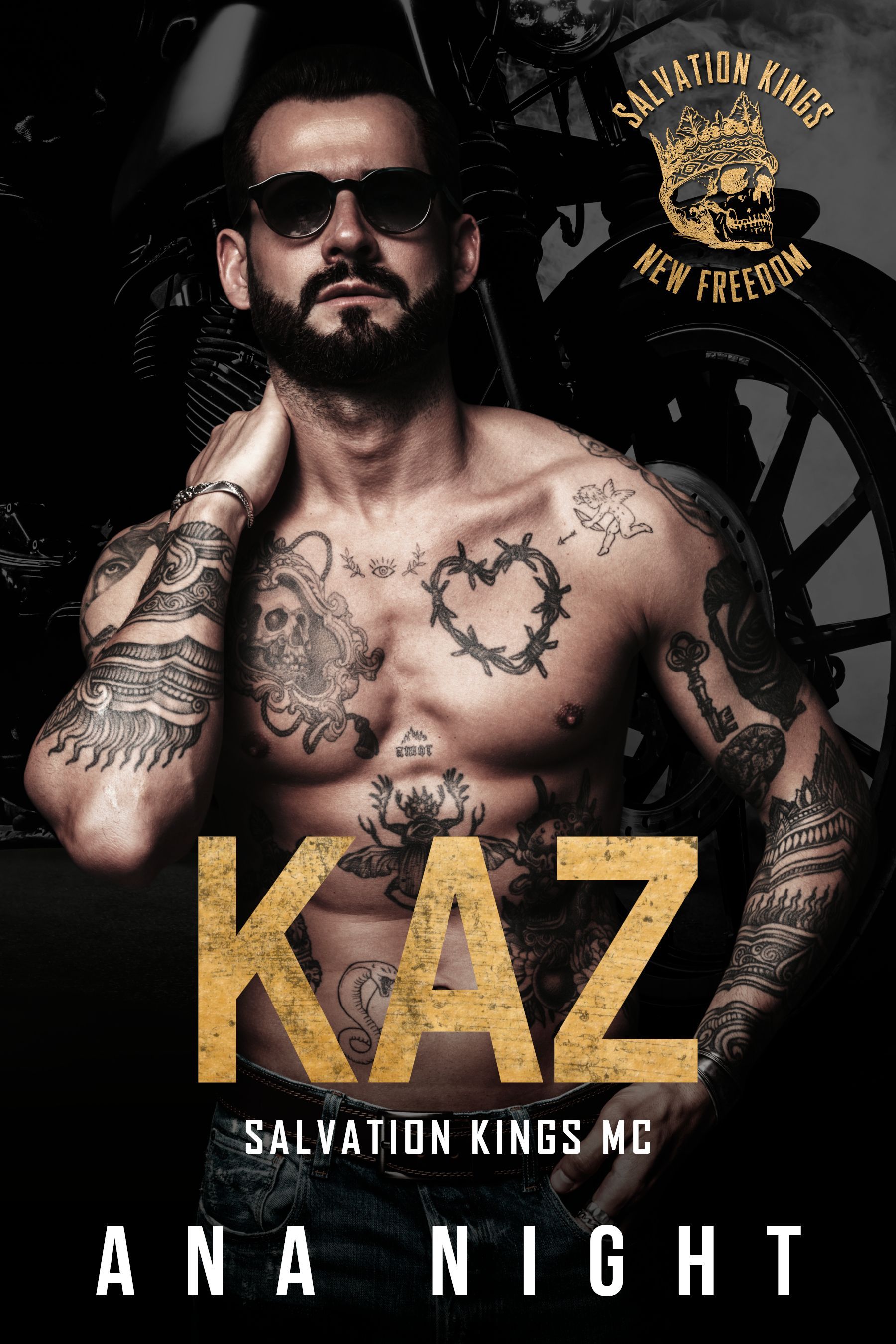 A spicy, second chance, forced proximity, opposites attract, MM biker romance book, featuring a possessive MC, with trust issues. You can also expect vigilante romance, redemption, and found family vibes.