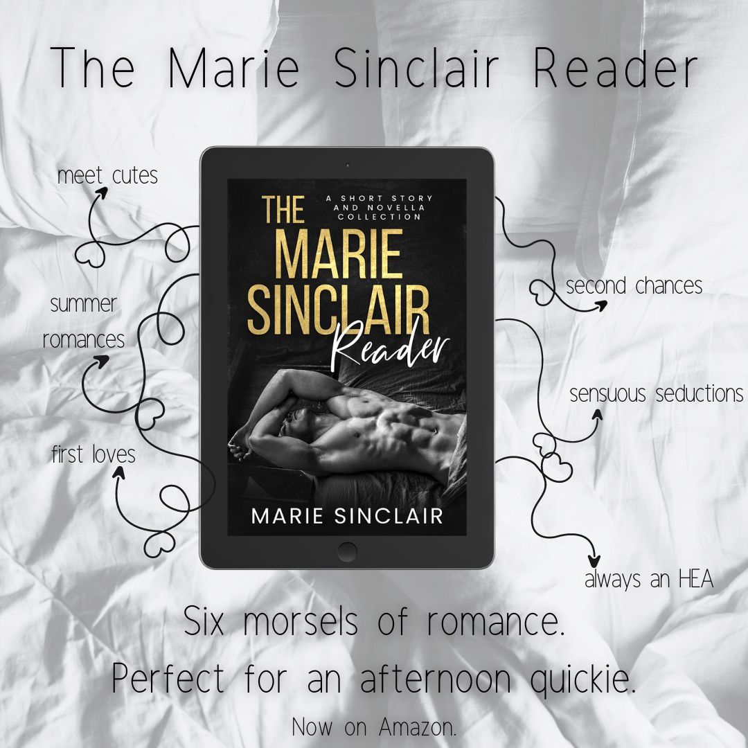 an advertisement for a book called the marie sinclair reader