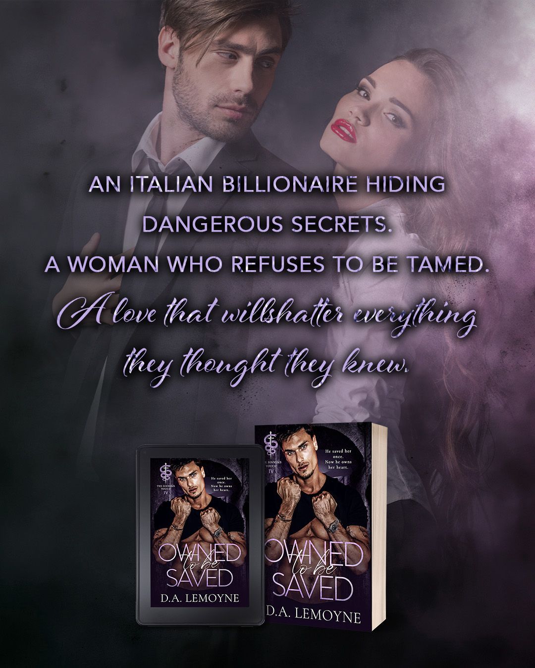 A spicy, forced proximity, second chance Italian billionaire romance book, featuring a morally gray hero with found family and possessive protector vibes.