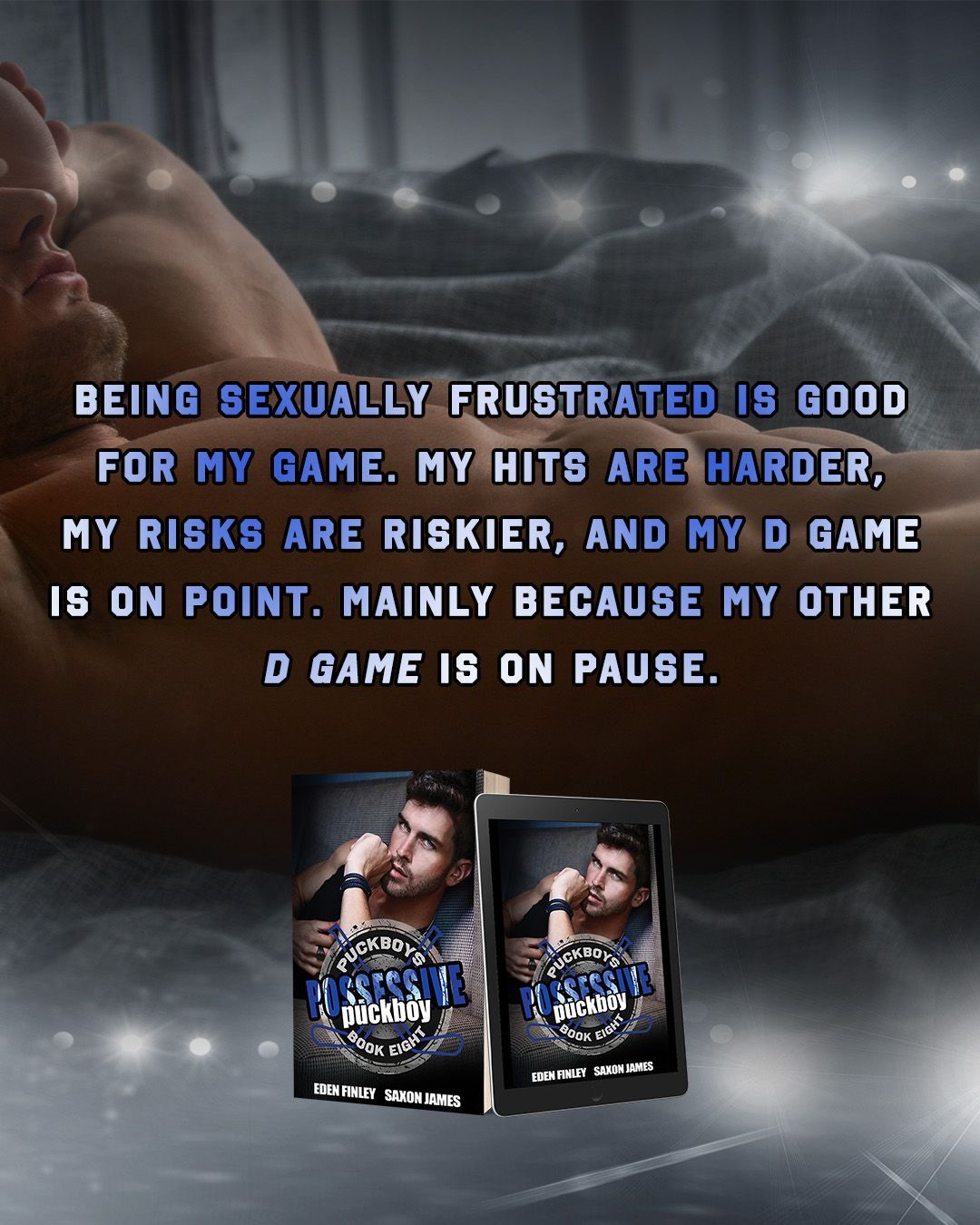 A spicy, enemies to lovers, bi-awakening, team owner/player, secret relationship, M/M hockey sports romance book.