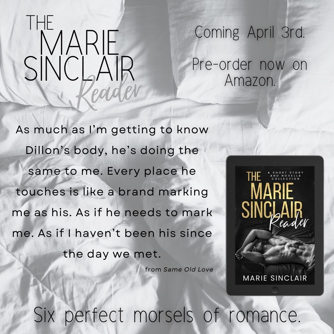 an advertisement for a book called the marie sinclair reader