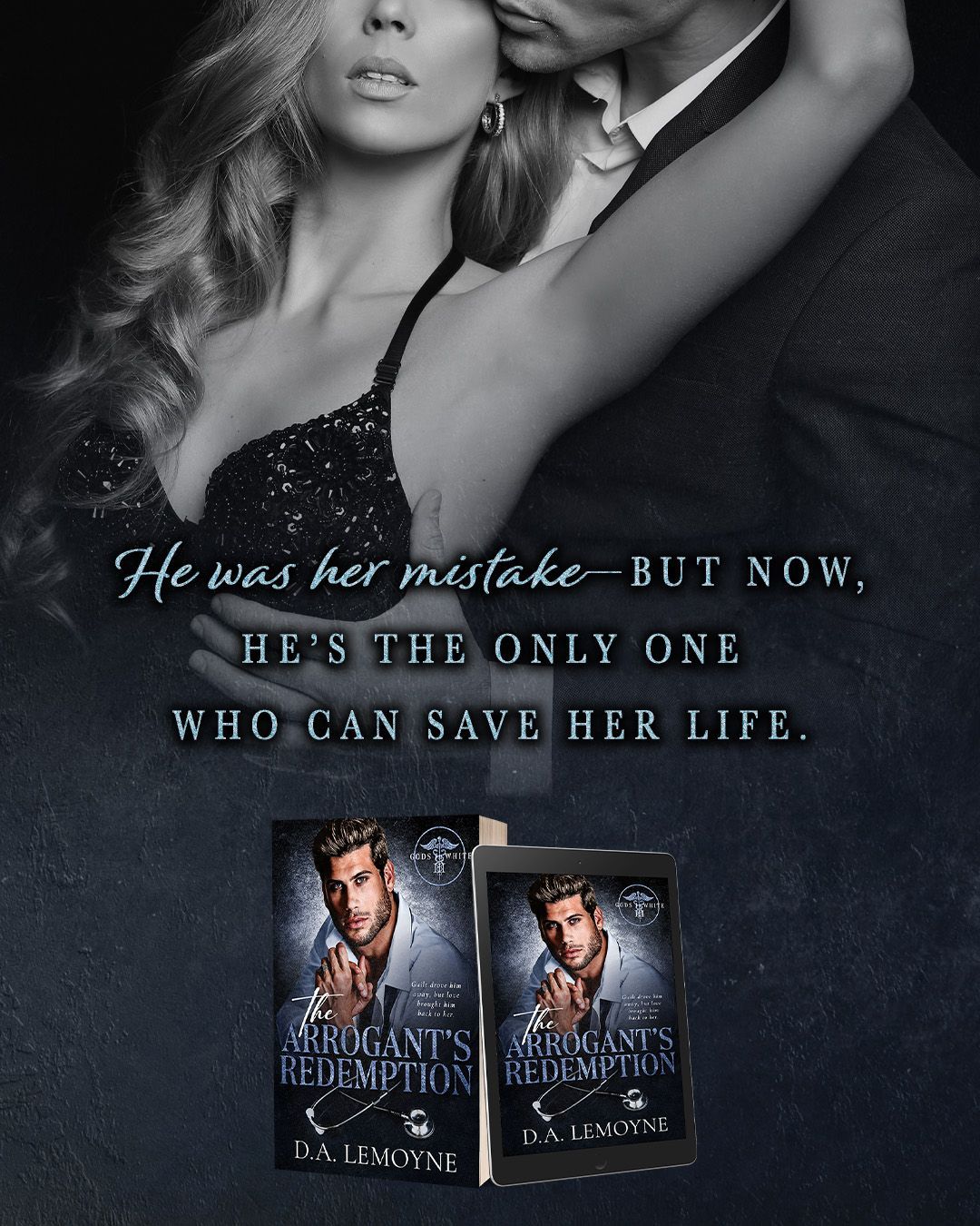 A spicy, age-gap, secret baby, second chance, forced proximity, billionaire doctor romance. A one night stand to forever, featuring a redemption romance with a morally gray man, and found family vibes, secrets,  and a HEA.
