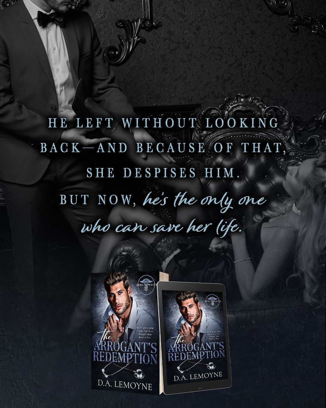 A spicy, age-gap, secret baby, second chance, forced proximity, billionaire doctor romance. A one night stand to forever, featuring a redemption romance with a morally gray man, and found family vibes, secrets,  and a HEA.